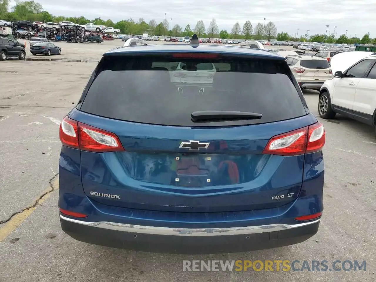 6 fotografías del automóvil dañado 3GNAXUEV0ML382381 CHEVROLET EQUINOX 2021