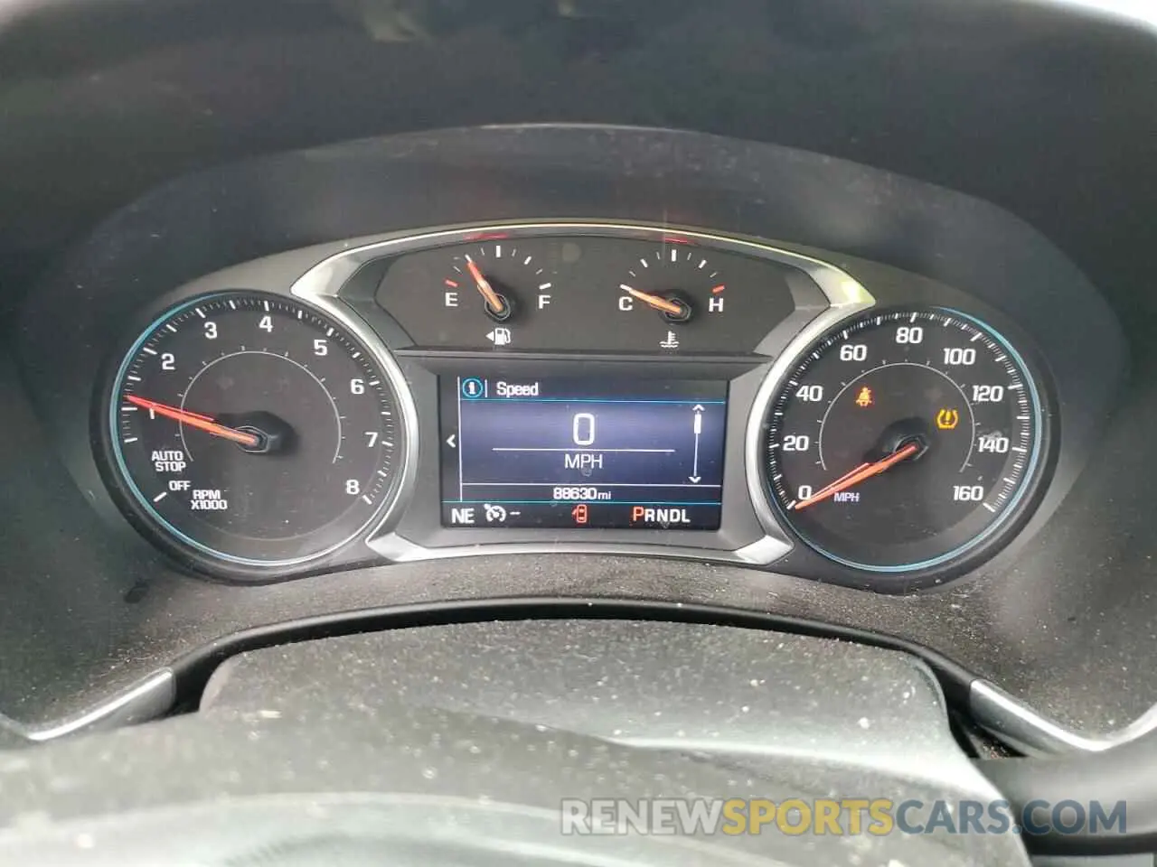 9 fotografías del automóvil dañado 3GNAXUEV0ML382381 CHEVROLET EQUINOX 2021
