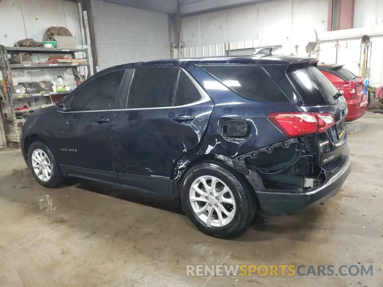 2 fotografías del automóvil dañado 3GNAXUEV0MS128076 CHEVROLET EQUINOX 2021