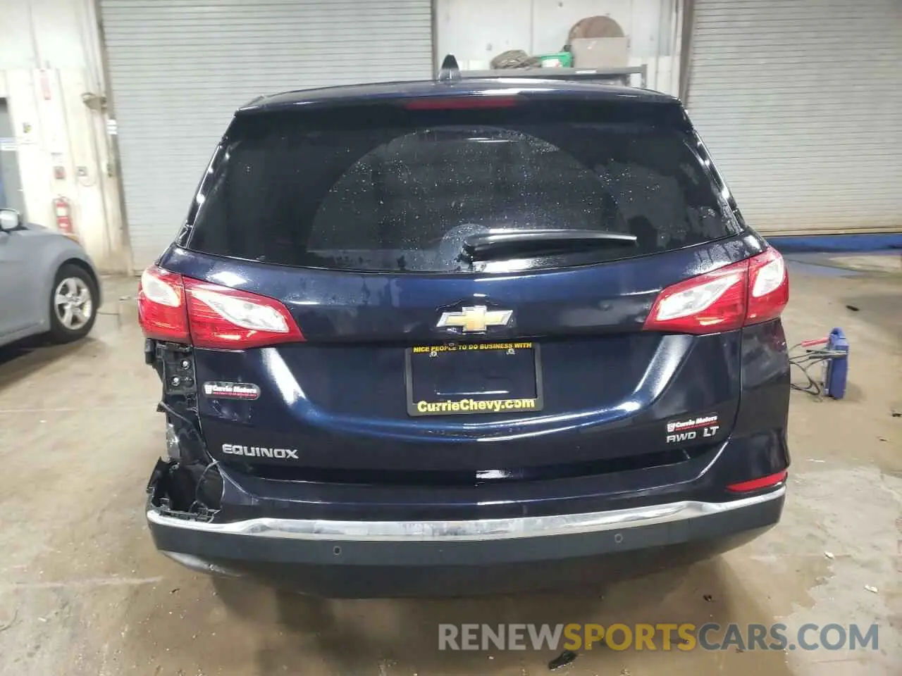 6 fotografías del automóvil dañado 3GNAXUEV0MS128076 CHEVROLET EQUINOX 2021