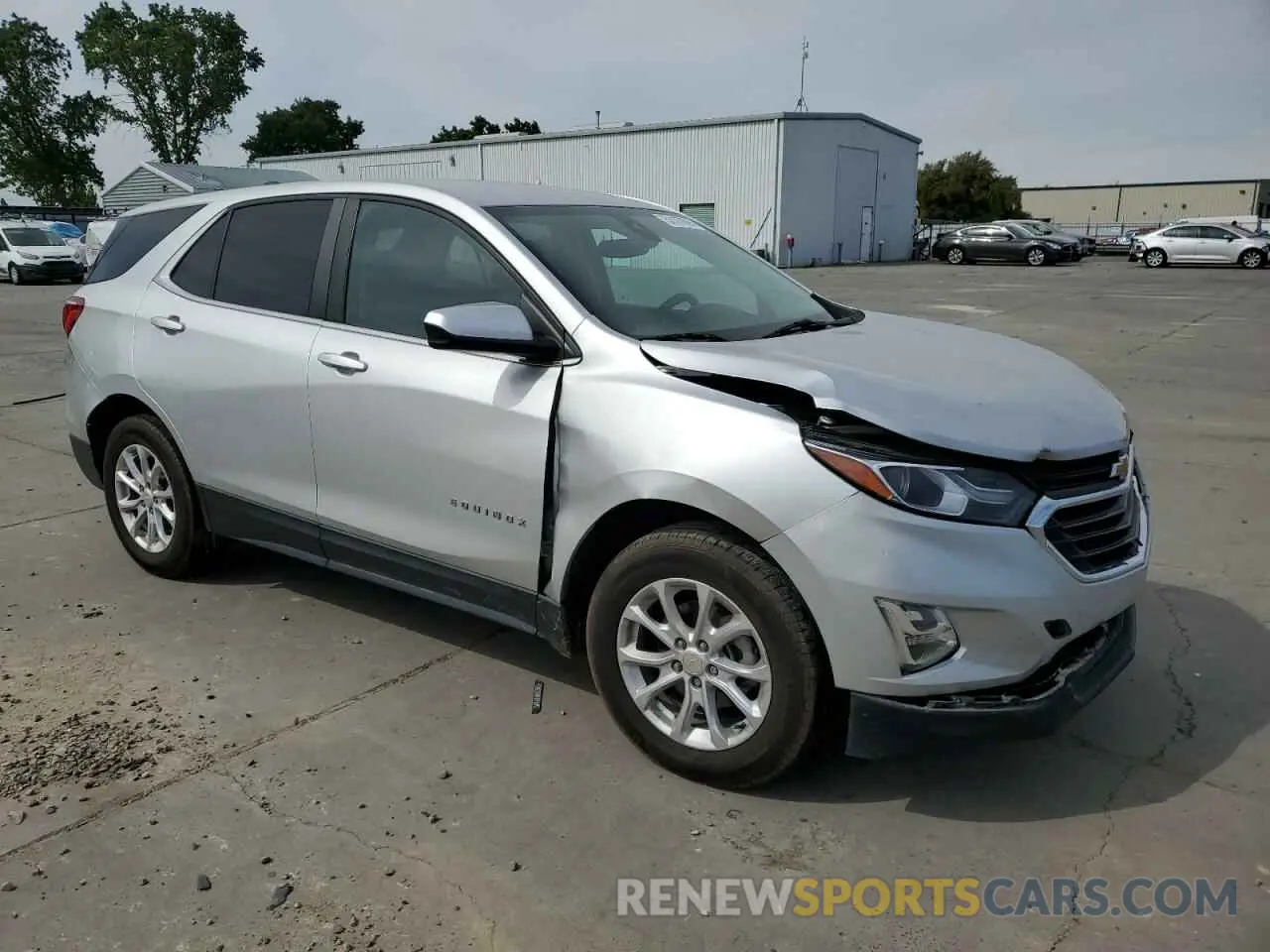 4 fotografías del automóvil dañado 3GNAXUEV0MS132189 CHEVROLET EQUINOX 2021