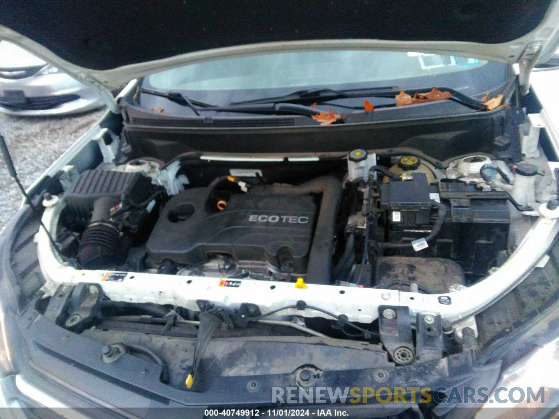 10 fotografías del automóvil dañado 3GNAXUEV0MS136453 CHEVROLET EQUINOX 2021
