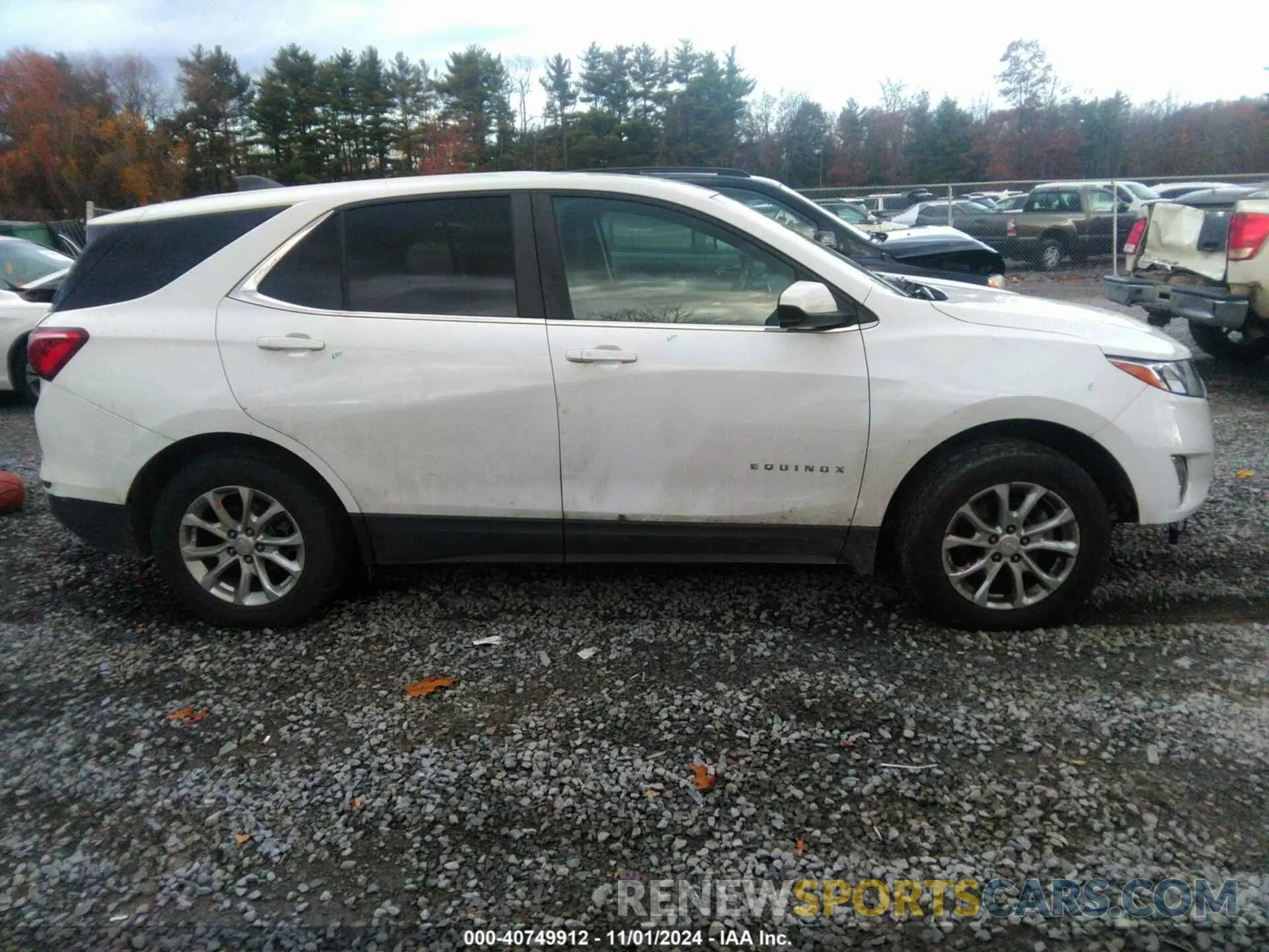 13 fotografías del automóvil dañado 3GNAXUEV0MS136453 CHEVROLET EQUINOX 2021