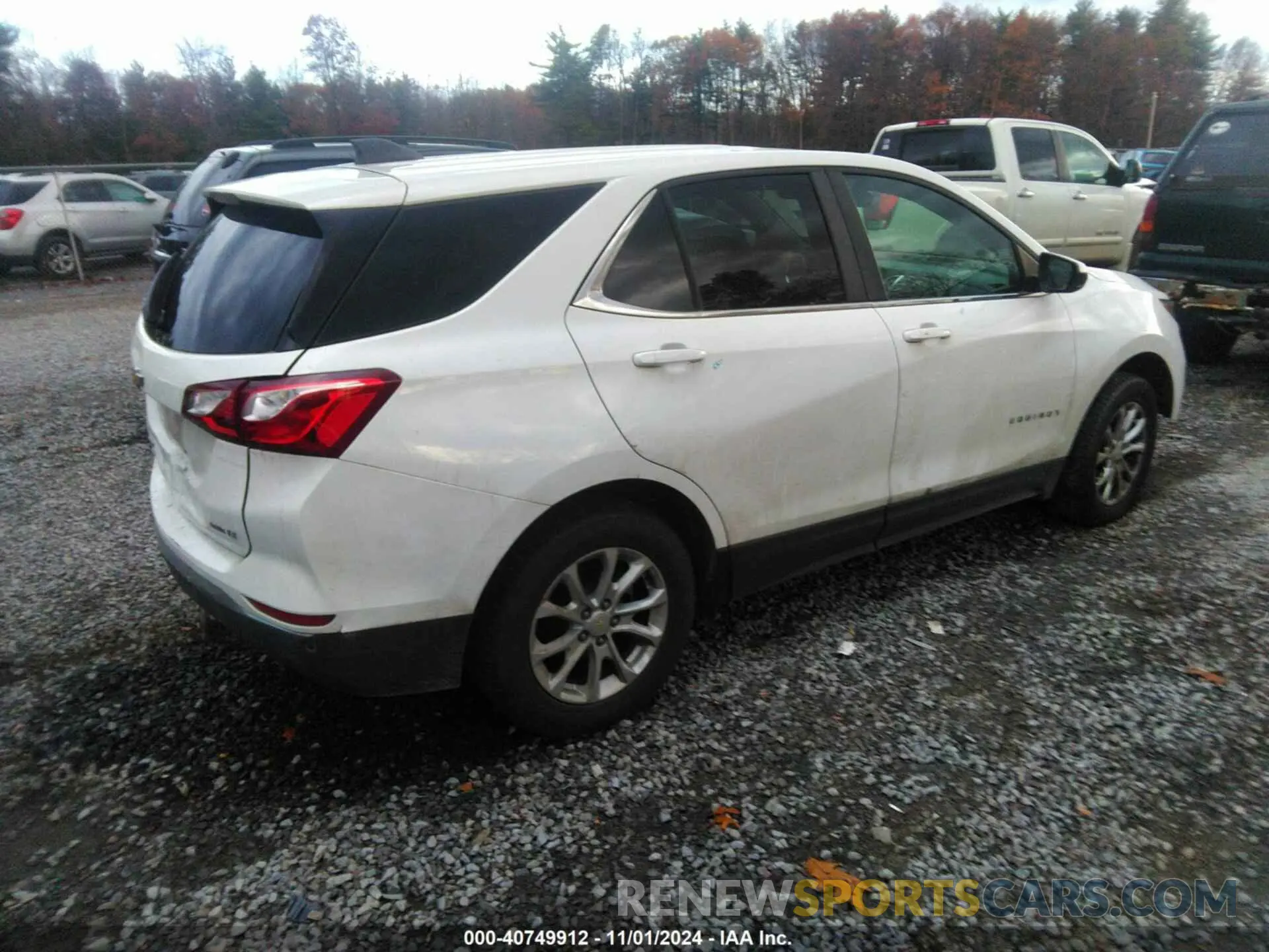 4 fotografías del automóvil dañado 3GNAXUEV0MS136453 CHEVROLET EQUINOX 2021