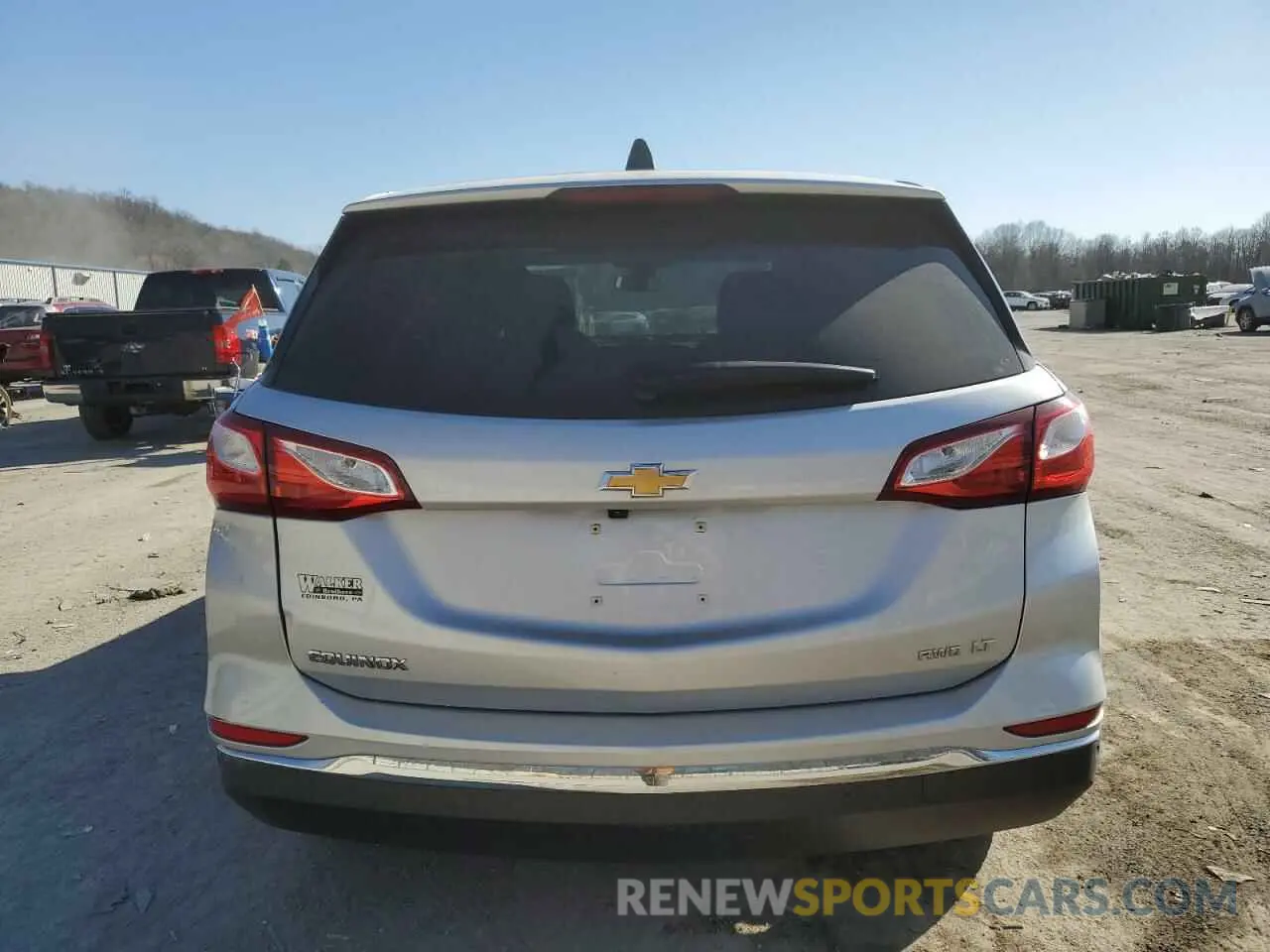 6 fotografías del automóvil dañado 3GNAXUEV0MS159683 CHEVROLET EQUINOX 2021