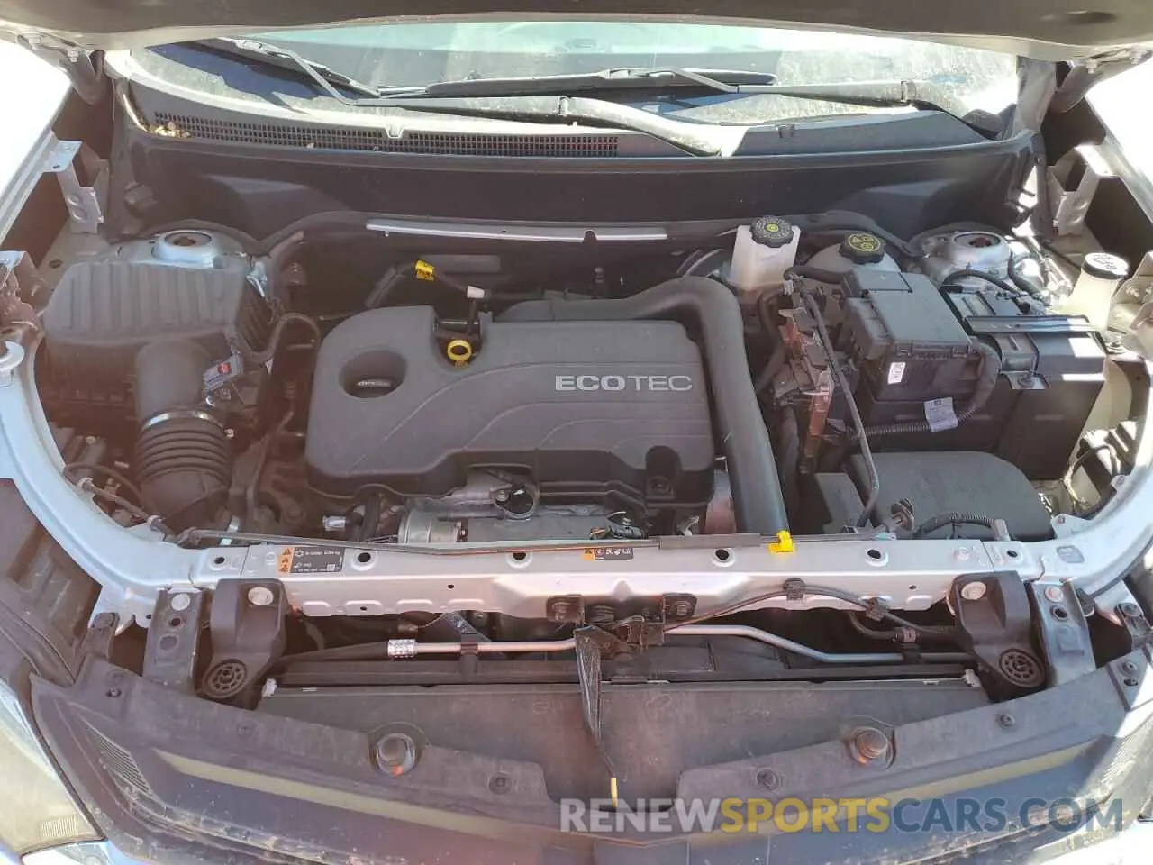 12 fotografías del automóvil dañado 3GNAXUEV0MS160011 CHEVROLET EQUINOX 2021