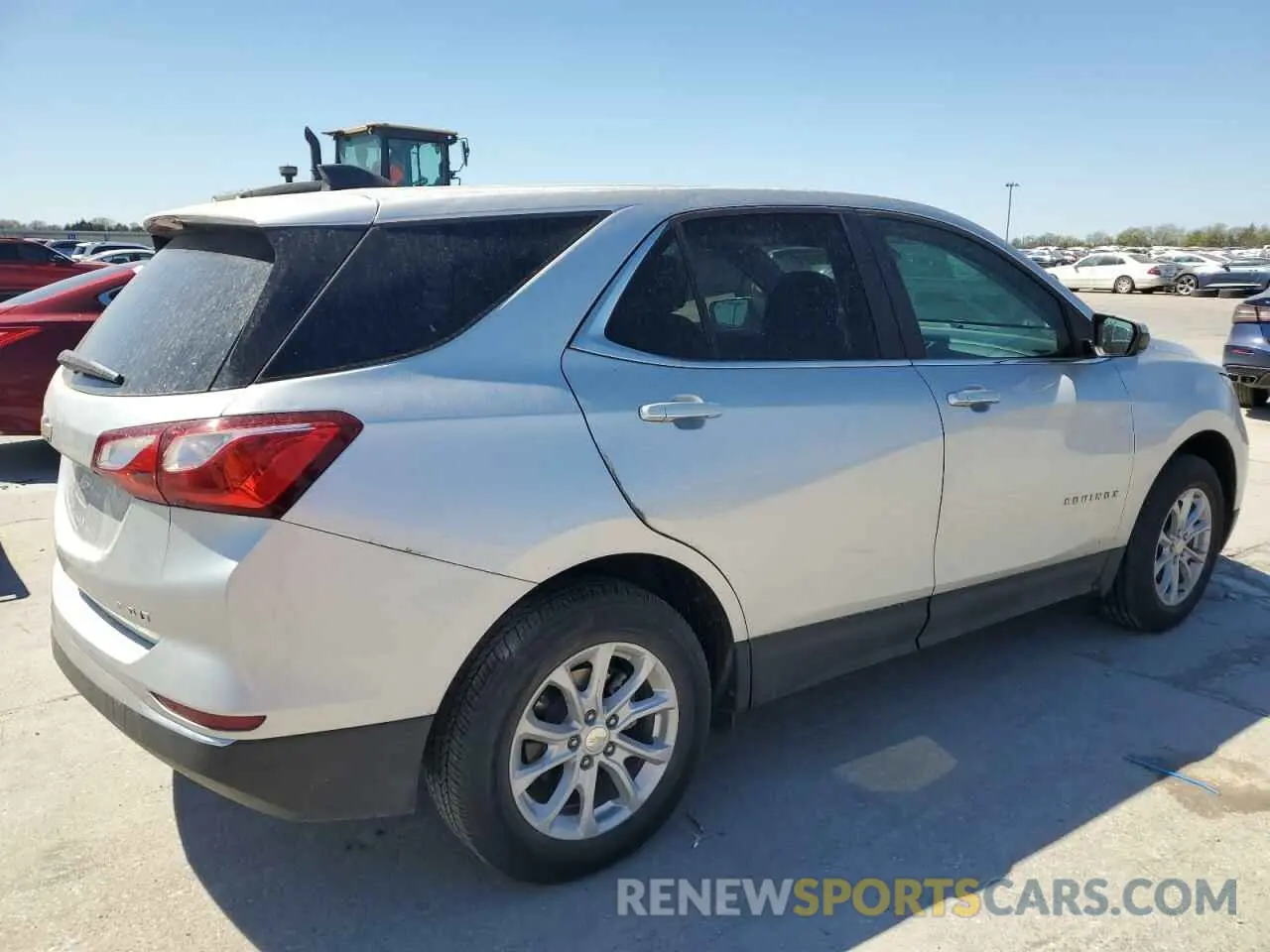 3 fotografías del automóvil dañado 3GNAXUEV0MS160011 CHEVROLET EQUINOX 2021