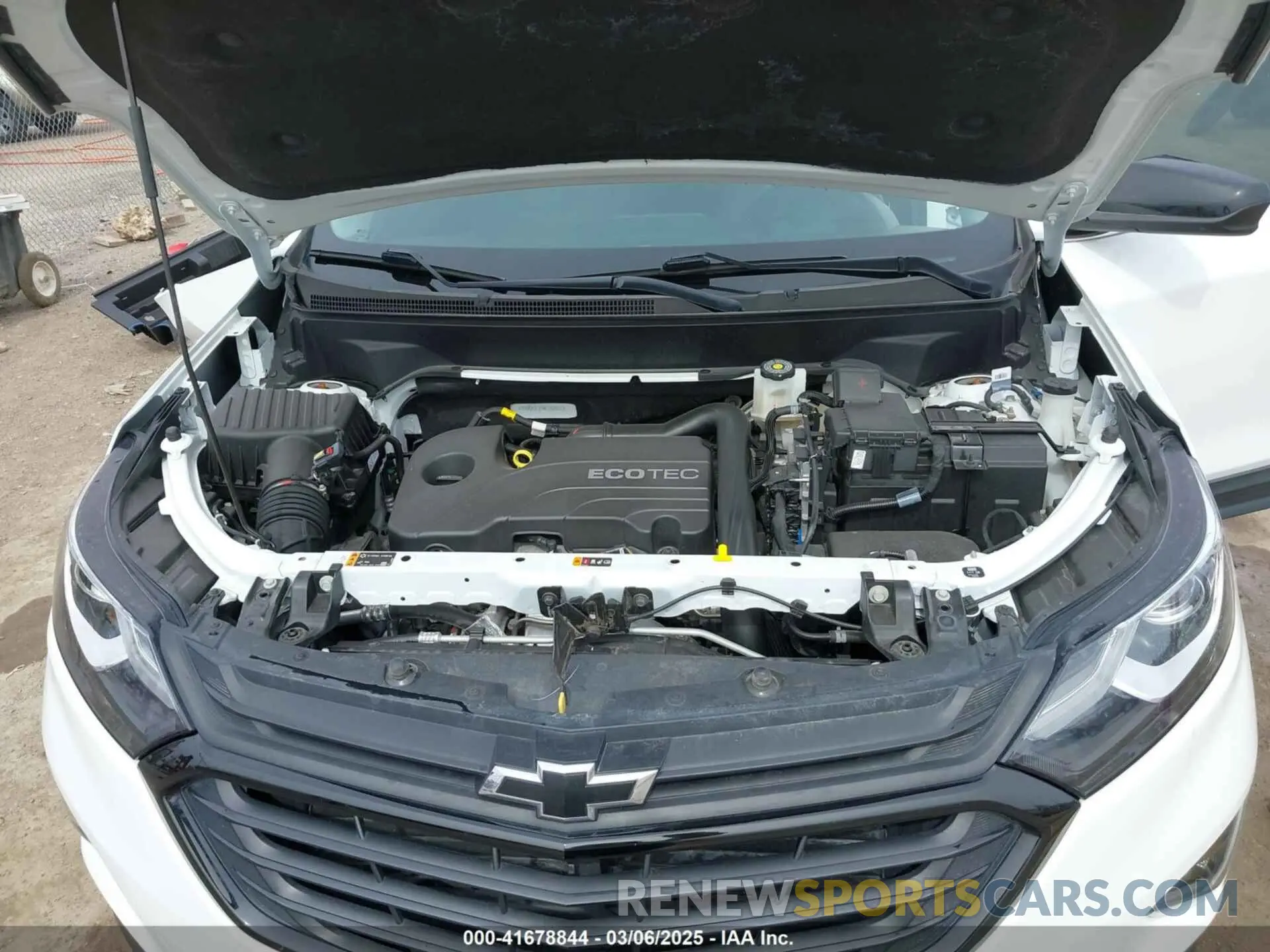 10 fotografías del automóvil dañado 3GNAXUEV0MS182932 CHEVROLET EQUINOX 2021