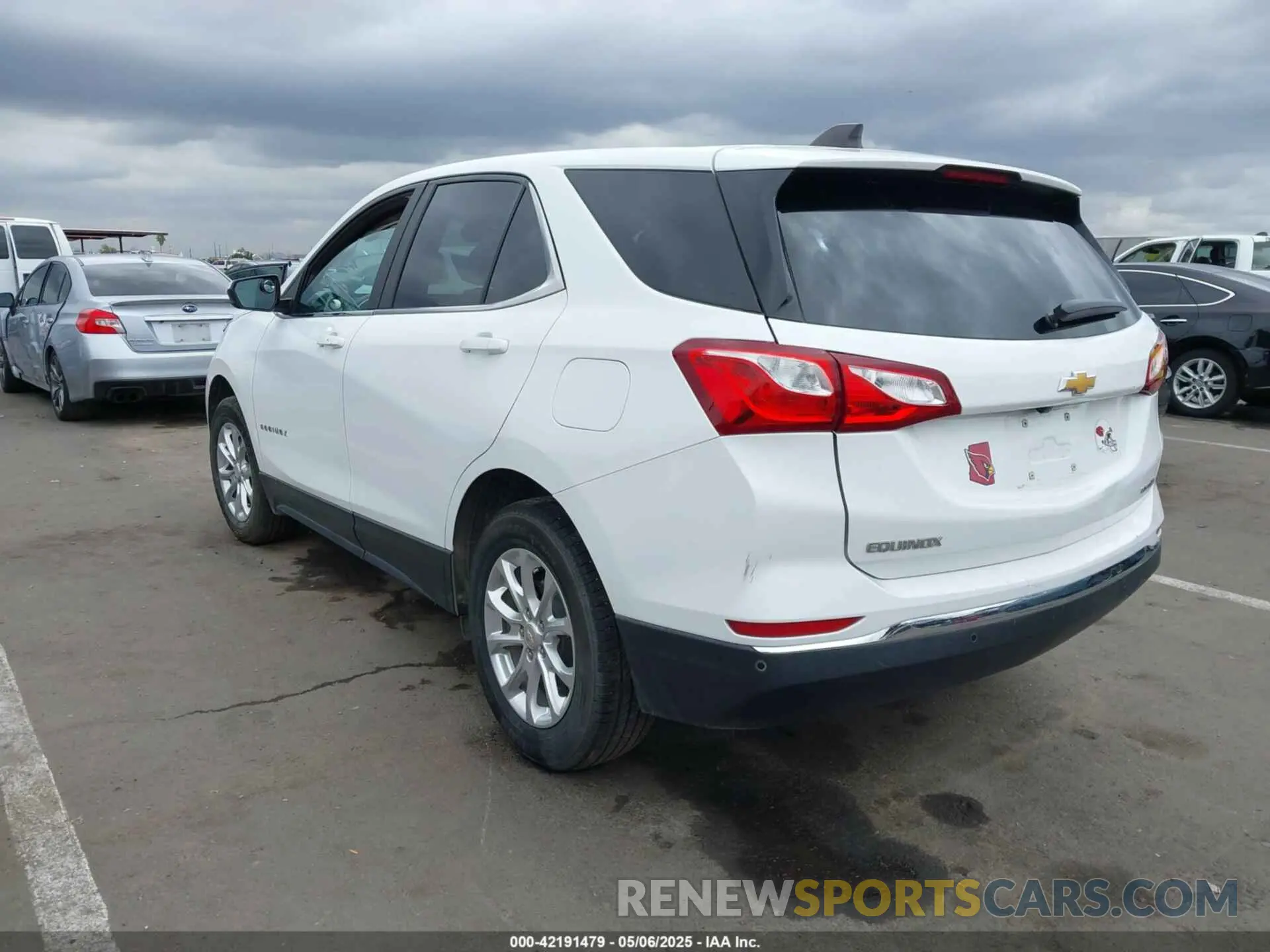3 fotografías del automóvil dañado 3GNAXUEV1MS176153 CHEVROLET EQUINOX 2021
