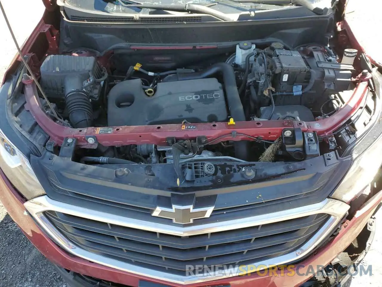 12 fotografías del automóvil dañado 3GNAXUEV2ML320769 CHEVROLET EQUINOX 2021