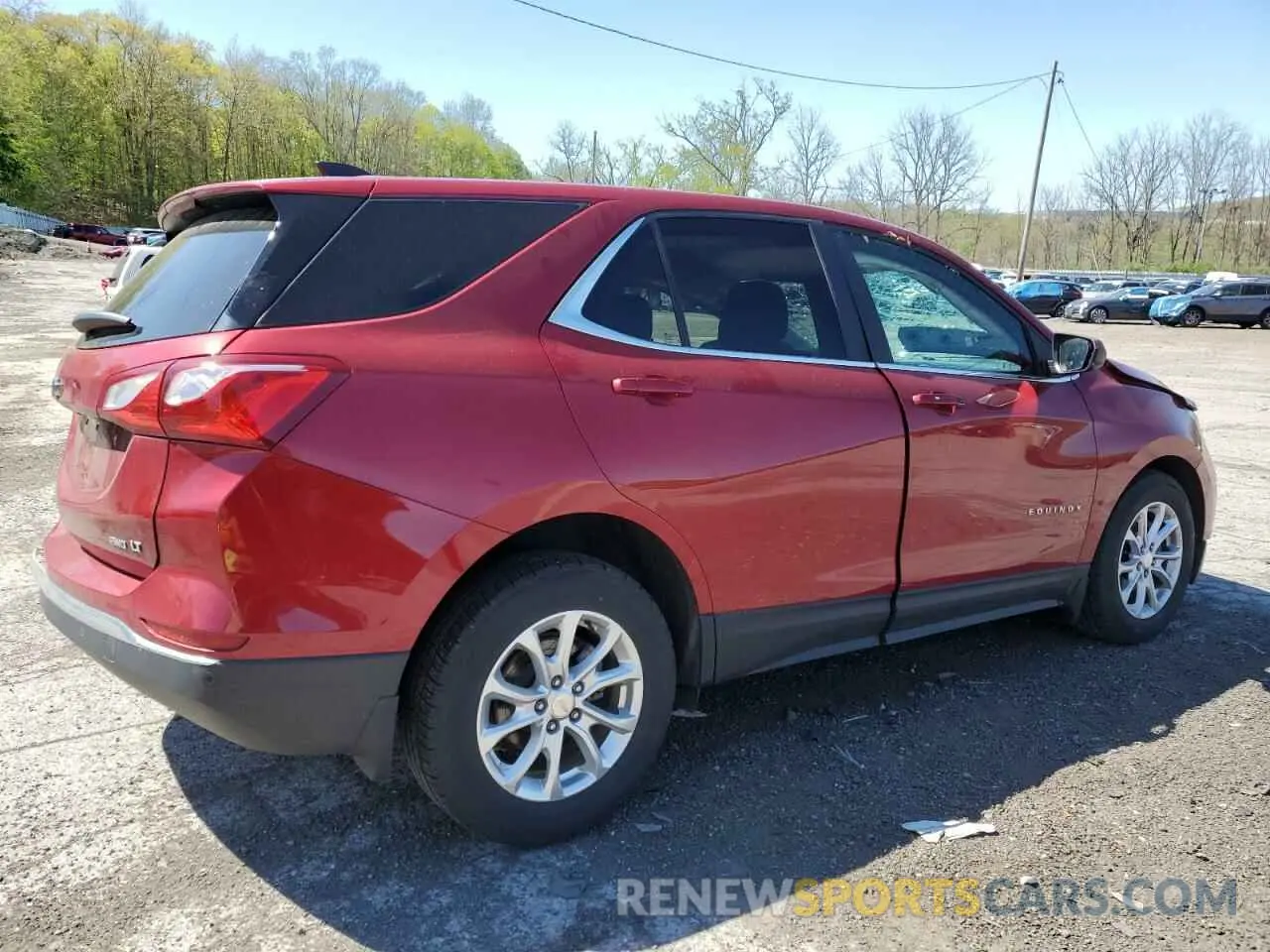 3 fotografías del automóvil dañado 3GNAXUEV2ML320769 CHEVROLET EQUINOX 2021