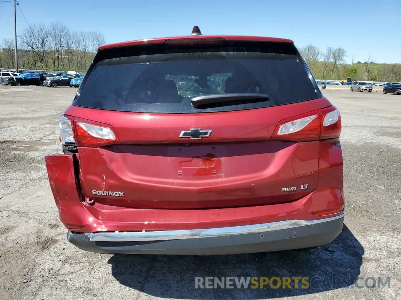 6 fotografías del automóvil dañado 3GNAXUEV2ML320769 CHEVROLET EQUINOX 2021