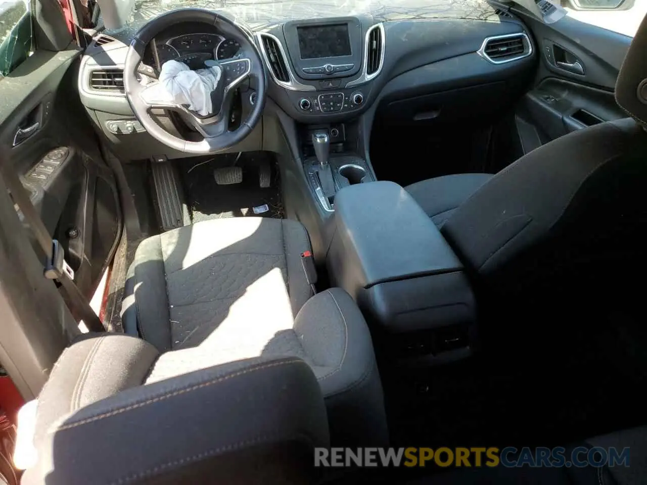 8 fotografías del automóvil dañado 3GNAXUEV2ML320769 CHEVROLET EQUINOX 2021