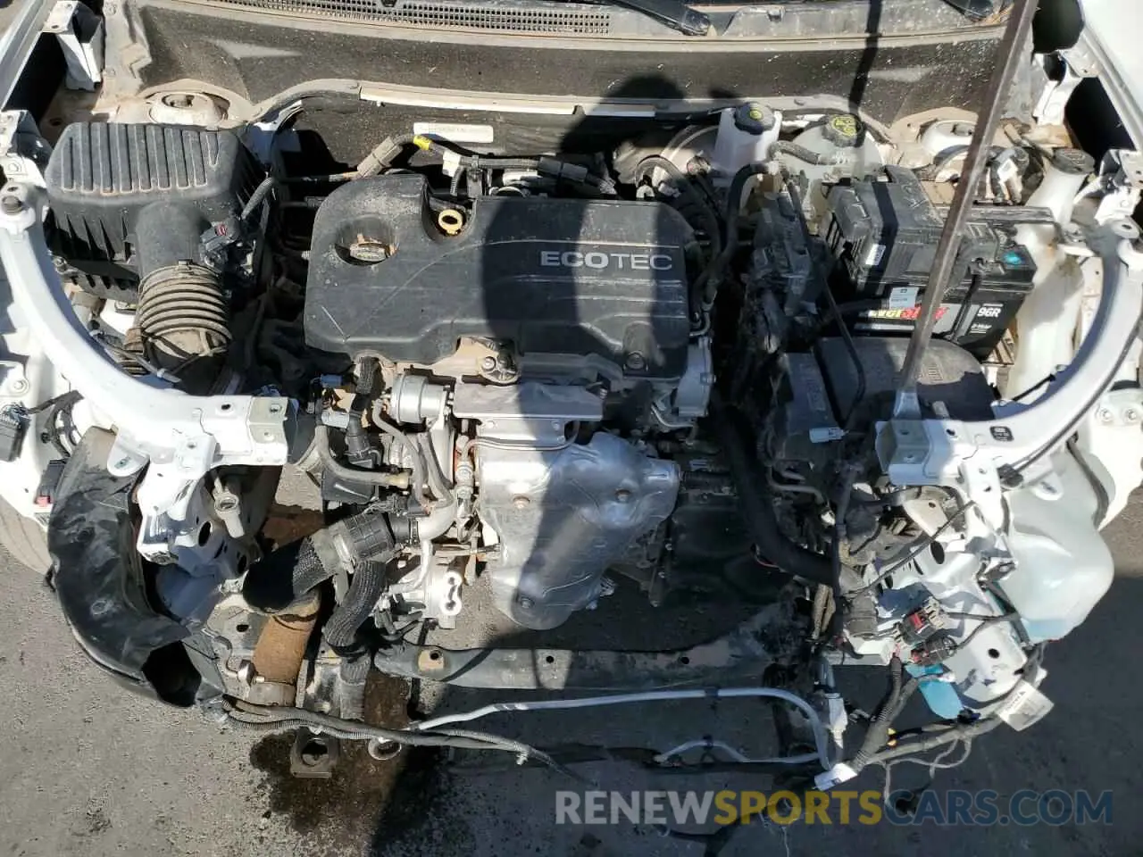 12 fotografías del automóvil dañado 3GNAXUEV2ML343775 CHEVROLET EQUINOX 2021