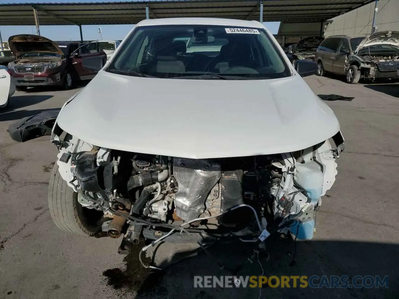 5 fotografías del automóvil dañado 3GNAXUEV2ML343775 CHEVROLET EQUINOX 2021