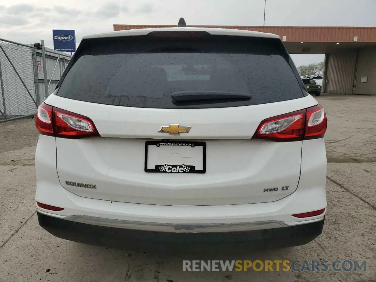 6 fotografías del automóvil dañado 3GNAXUEV2MS152413 CHEVROLET EQUINOX 2021