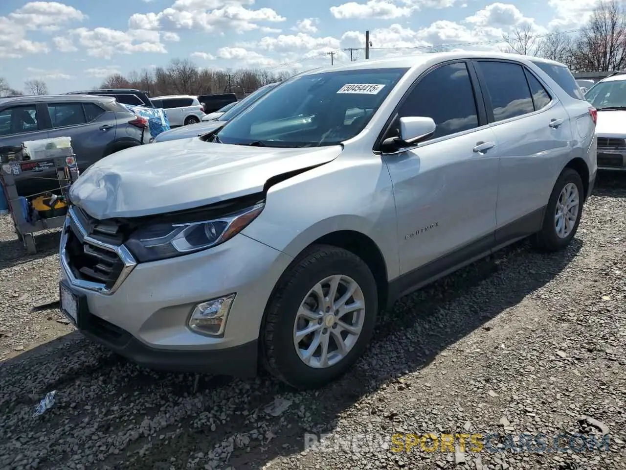 1 fotografías del automóvil dañado 3GNAXUEV3ML347933 CHEVROLET EQUINOX 2021
