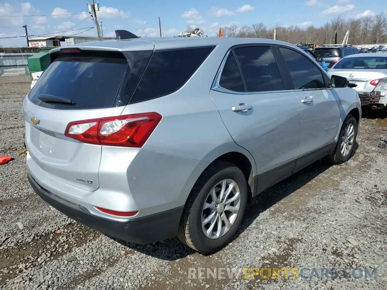 3 fotografías del automóvil dañado 3GNAXUEV3ML347933 CHEVROLET EQUINOX 2021