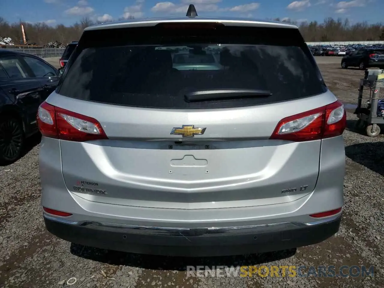 6 fotografías del automóvil dañado 3GNAXUEV3ML347933 CHEVROLET EQUINOX 2021