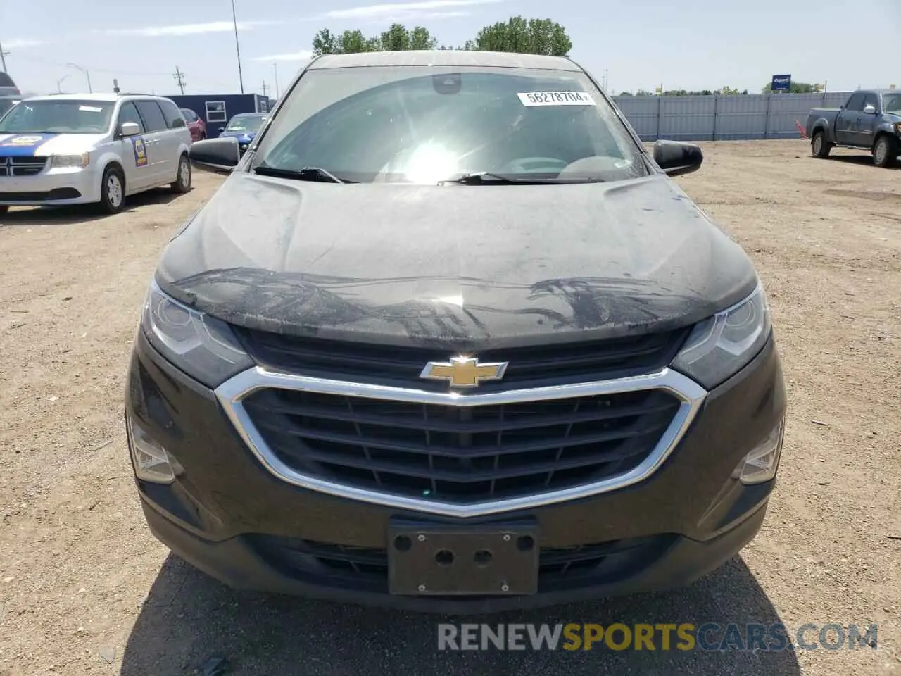 5 fotografías del automóvil dañado 3GNAXUEV3ML365977 CHEVROLET EQUINOX 2021