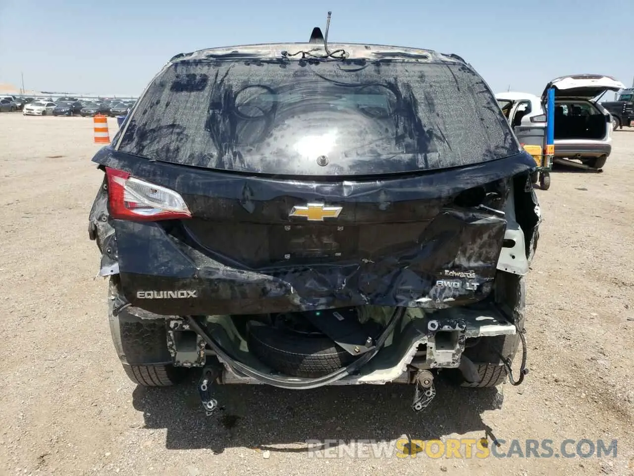 6 fotografías del automóvil dañado 3GNAXUEV3ML365977 CHEVROLET EQUINOX 2021