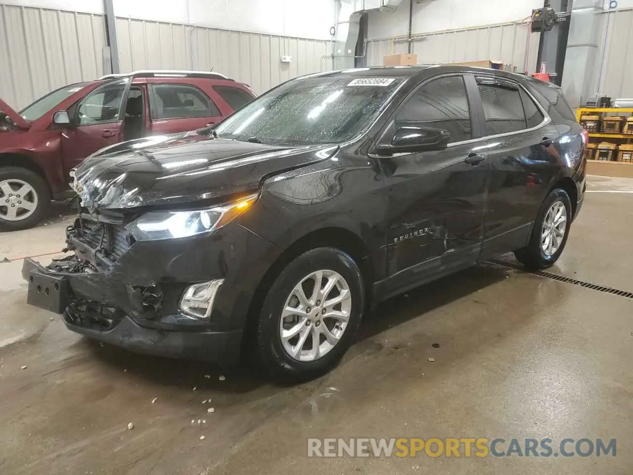 1 fotografías del automóvil dañado 3GNAXUEV3ML379300 CHEVROLET EQUINOX 2021