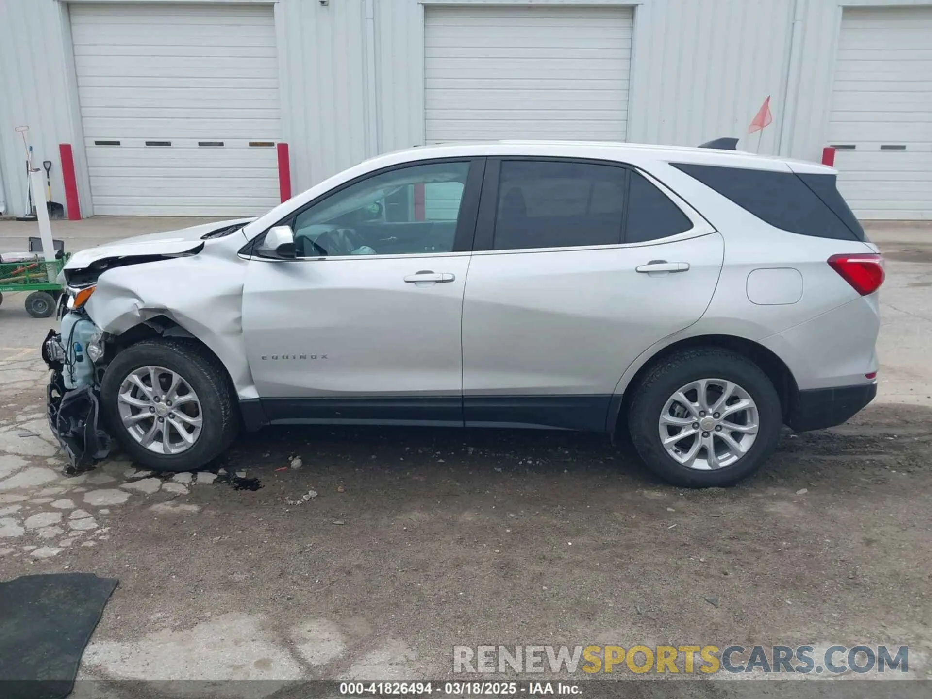 15 fotografías del automóvil dañado 3GNAXUEV3MS133823 CHEVROLET EQUINOX 2021