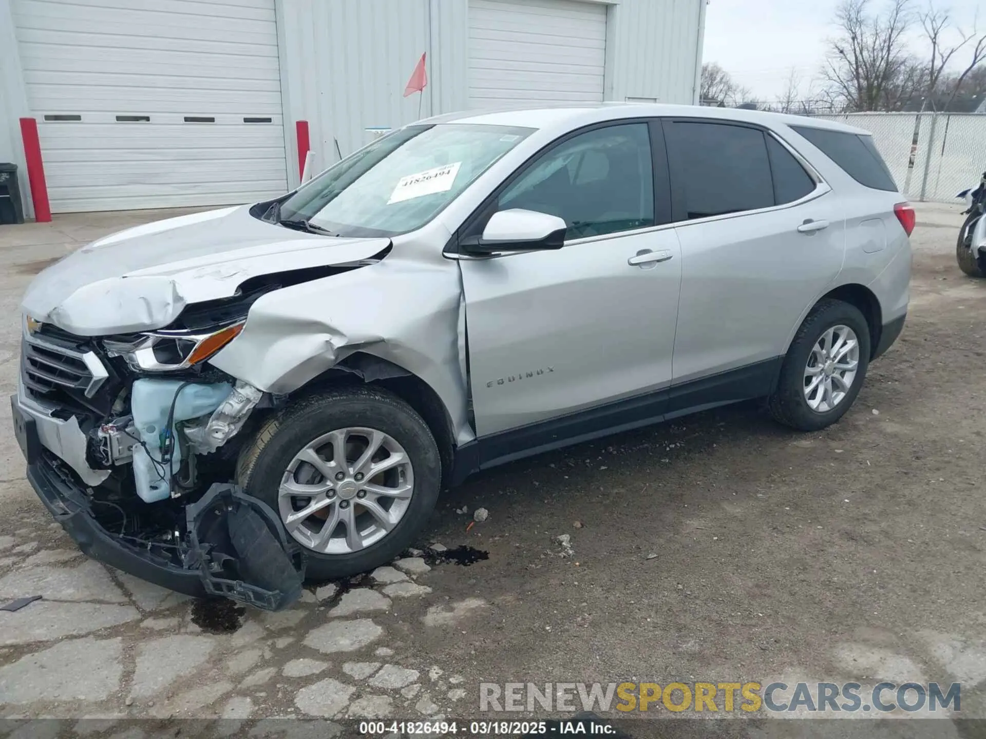 2 fotografías del automóvil dañado 3GNAXUEV3MS133823 CHEVROLET EQUINOX 2021