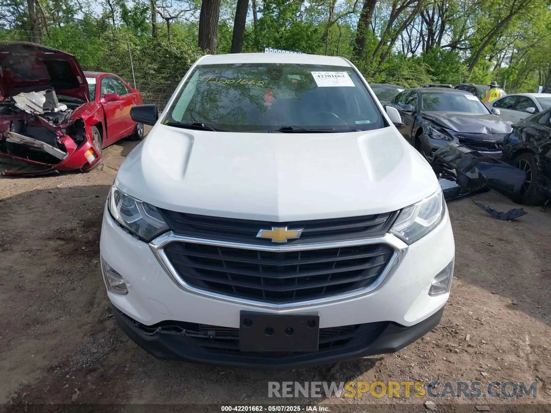 12 fotografías del automóvil dañado 3GNAXUEV3MS179202 CHEVROLET EQUINOX 2021
