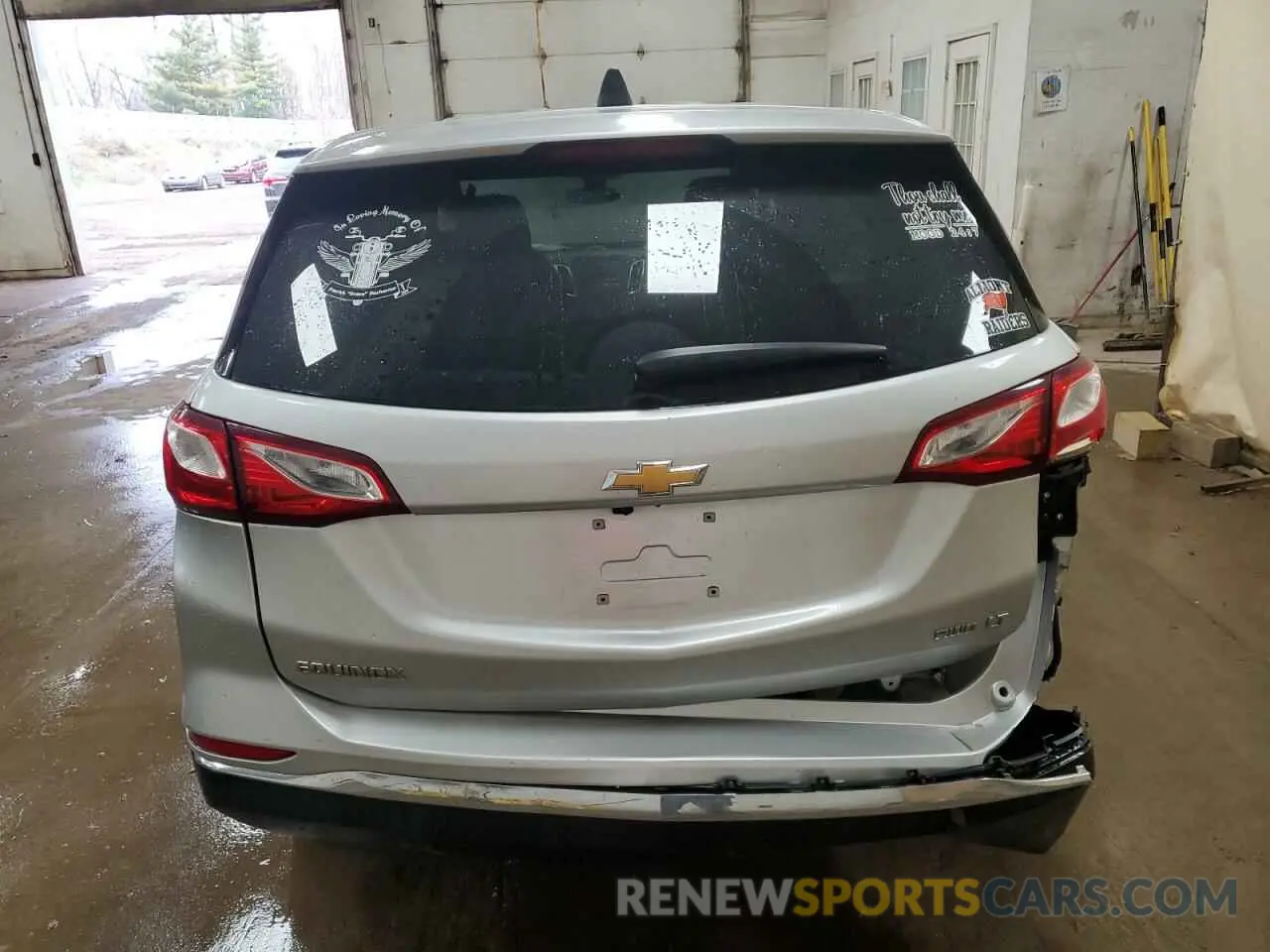 6 fotografías del automóvil dañado 3GNAXUEV4MS133829 CHEVROLET EQUINOX 2021