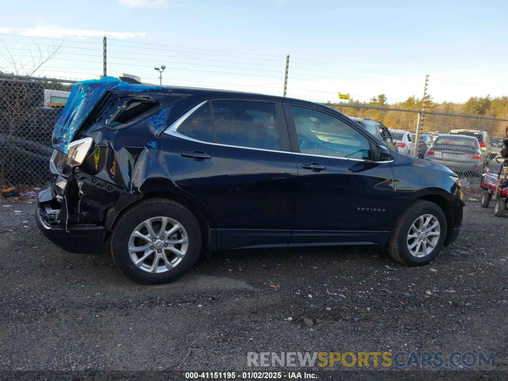 13 fotografías del automóvil dañado 3GNAXUEV5MS105716 CHEVROLET EQUINOX 2021