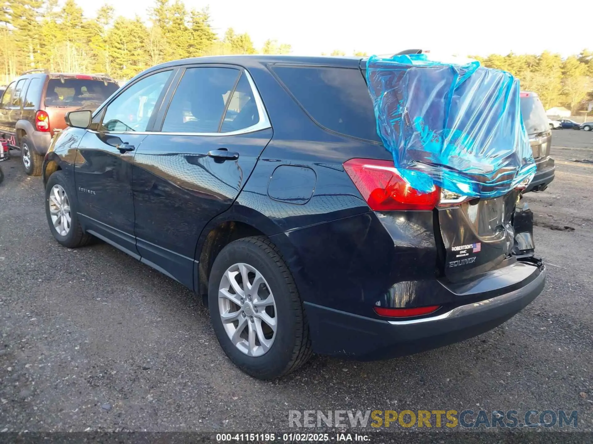 3 fotografías del automóvil dañado 3GNAXUEV5MS105716 CHEVROLET EQUINOX 2021