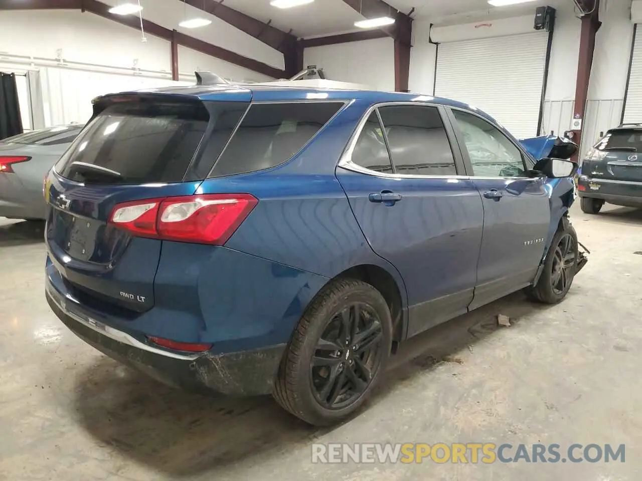 3 fotografías del automóvil dañado 3GNAXUEV6ML399668 CHEVROLET EQUINOX 2021