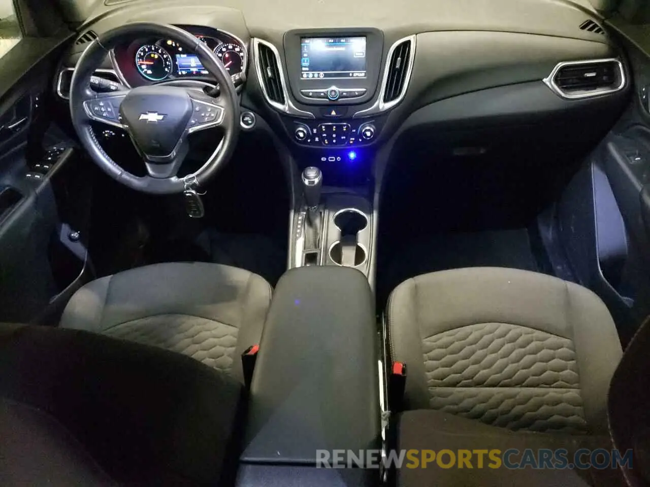 8 fotografías del automóvil dañado 3GNAXUEV6MS131290 CHEVROLET EQUINOX 2021