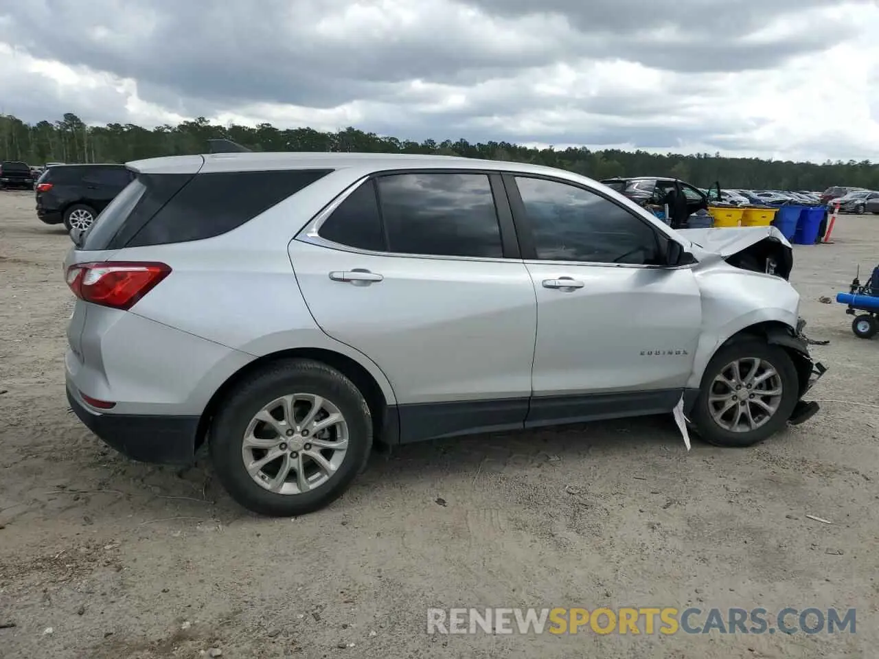 3 fotografías del automóvil dañado 3GNAXUEV6MS135078 CHEVROLET EQUINOX 2021