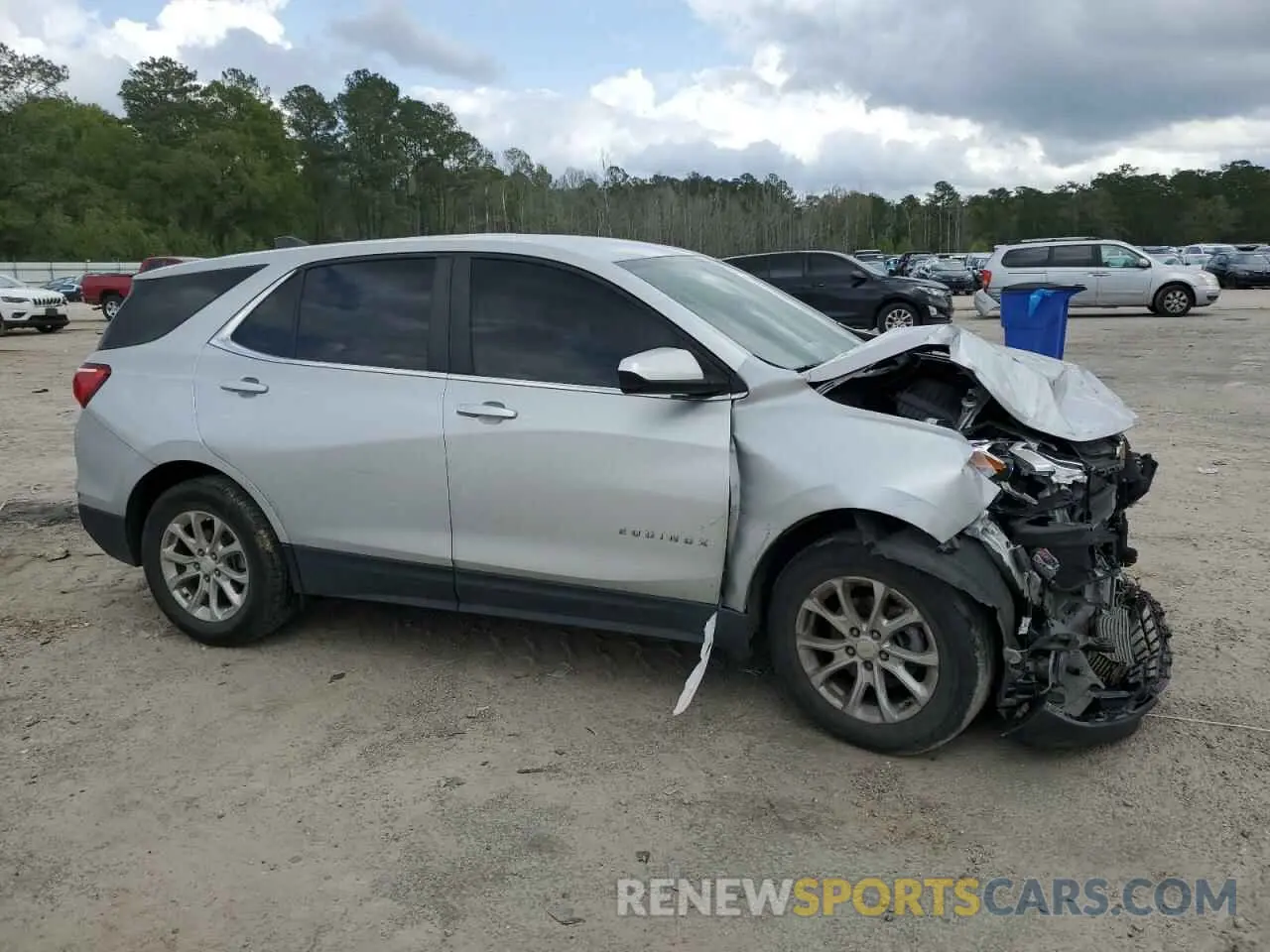 4 fotografías del automóvil dañado 3GNAXUEV6MS135078 CHEVROLET EQUINOX 2021