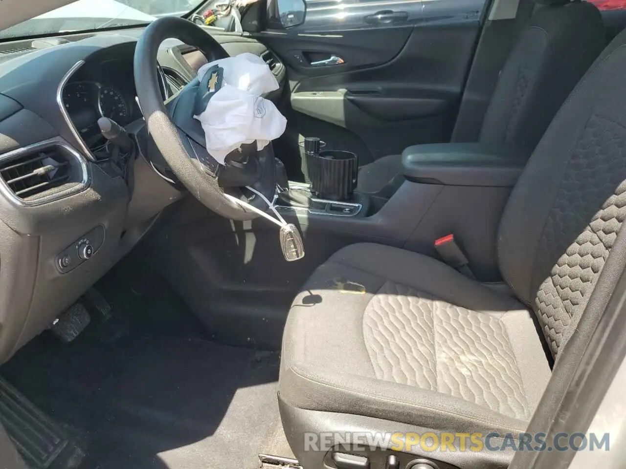 7 fotografías del automóvil dañado 3GNAXUEV6MS135078 CHEVROLET EQUINOX 2021