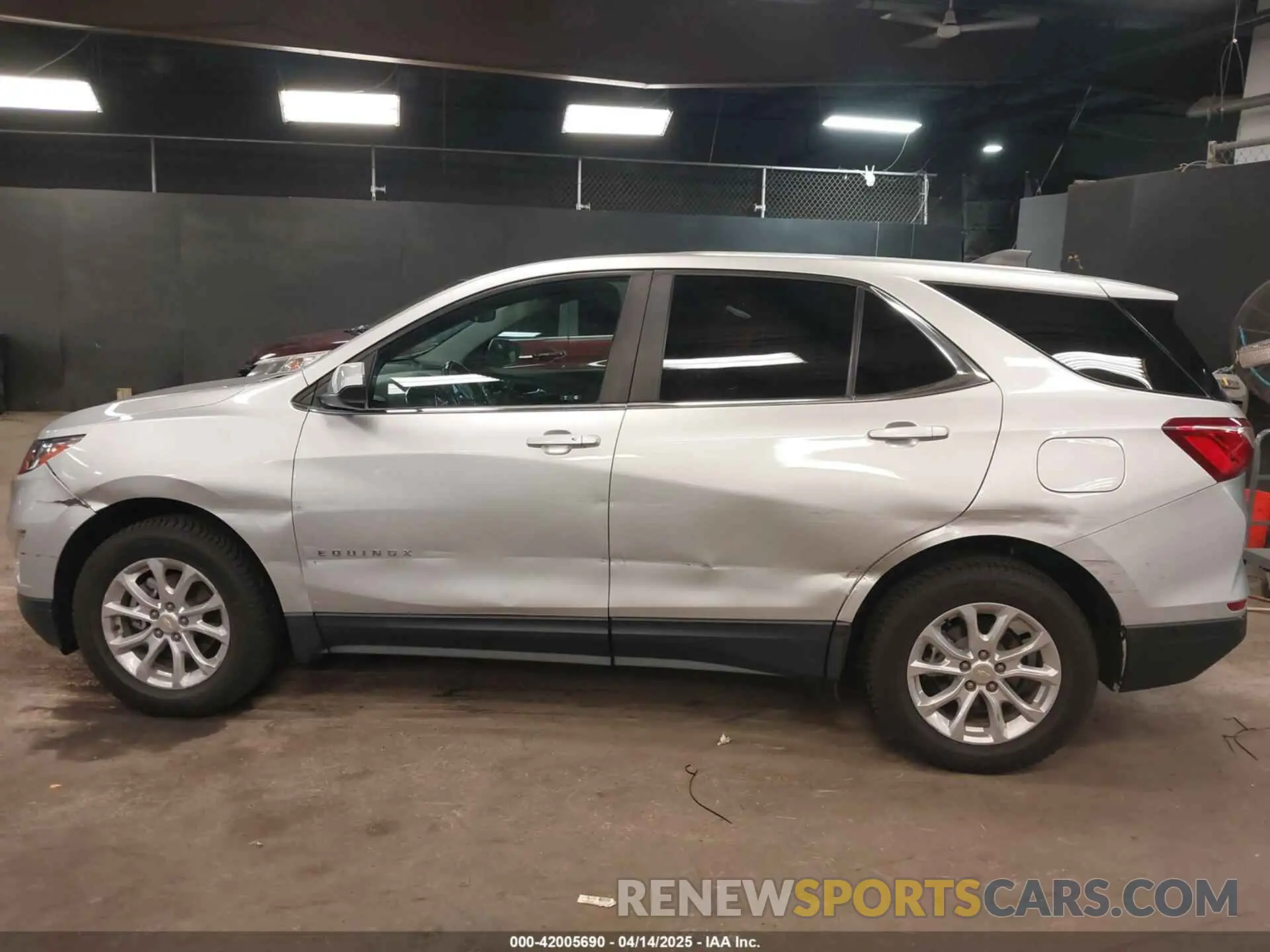 14 fotografías del automóvil dañado 3GNAXUEV6MS139857 CHEVROLET EQUINOX 2021