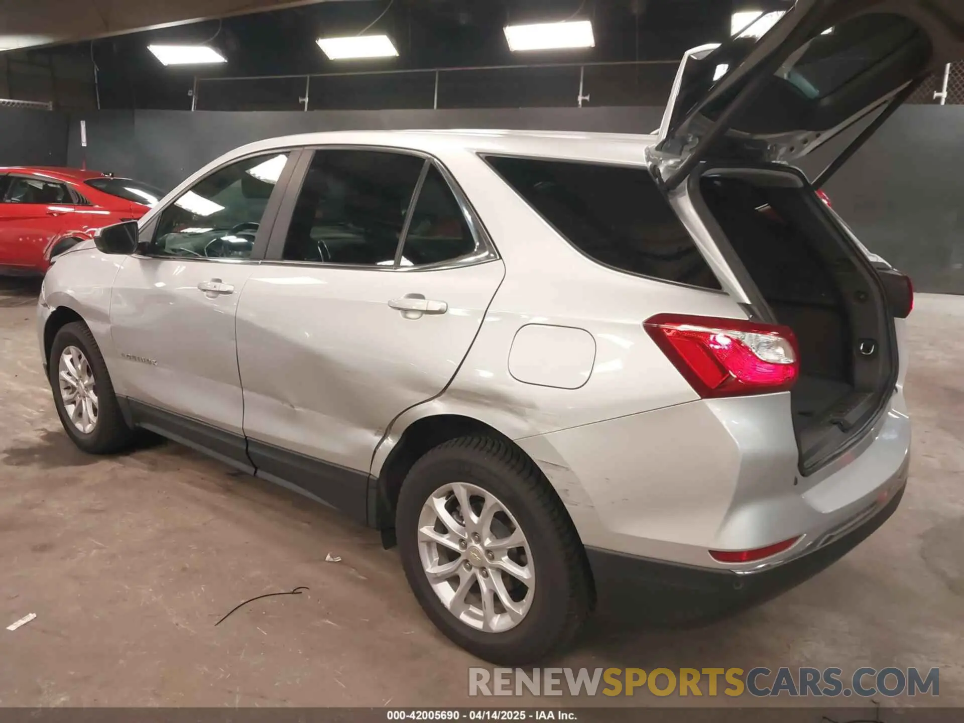 3 fotografías del automóvil dañado 3GNAXUEV6MS139857 CHEVROLET EQUINOX 2021