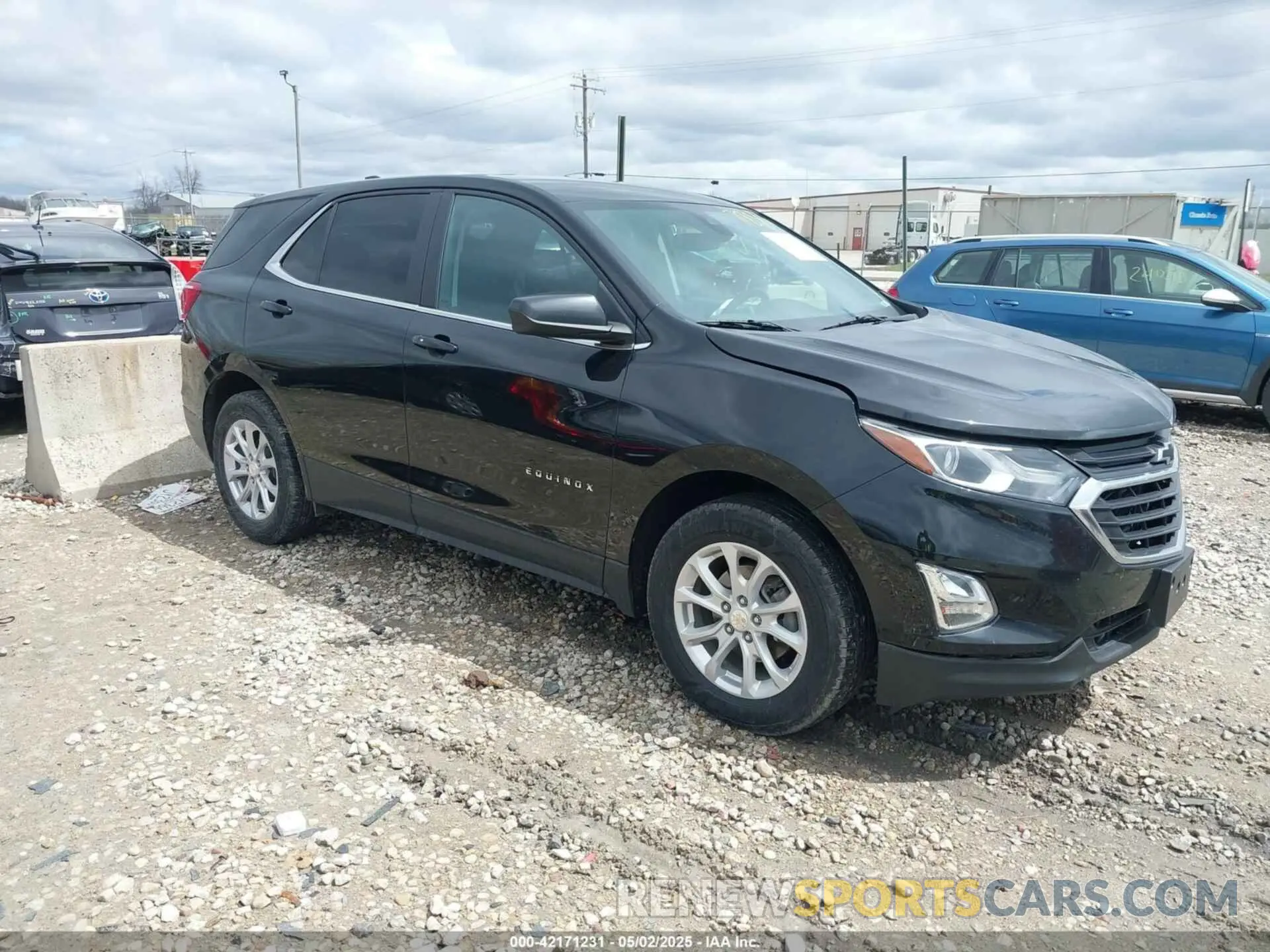 1 fotografías del automóvil dañado 3GNAXUEV7ML336725 CHEVROLET EQUINOX 2021