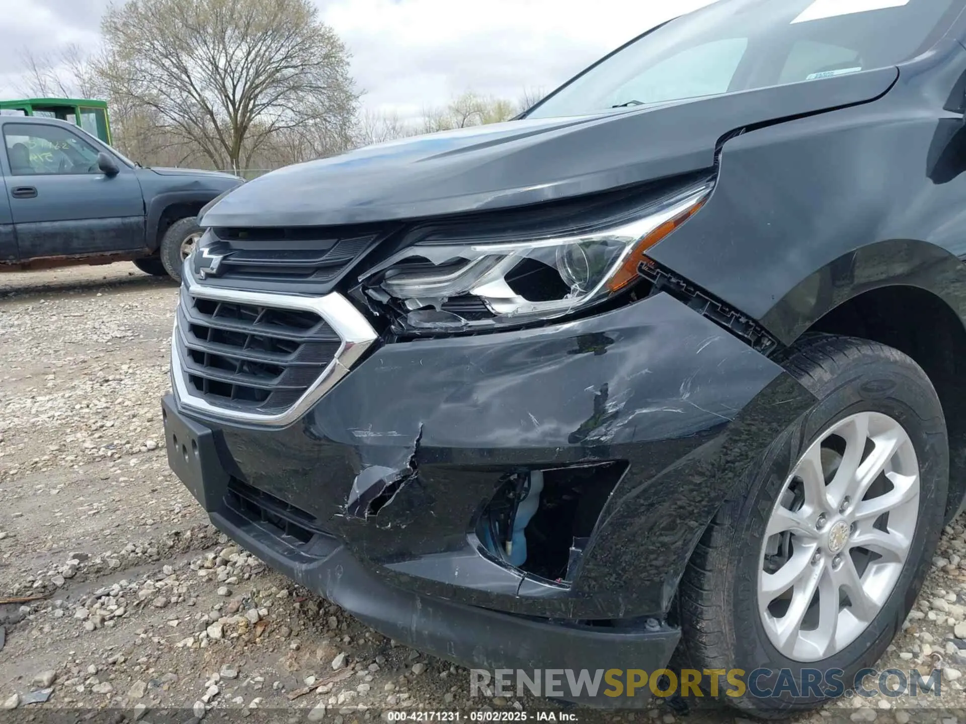 6 fotografías del automóvil dañado 3GNAXUEV7ML336725 CHEVROLET EQUINOX 2021
