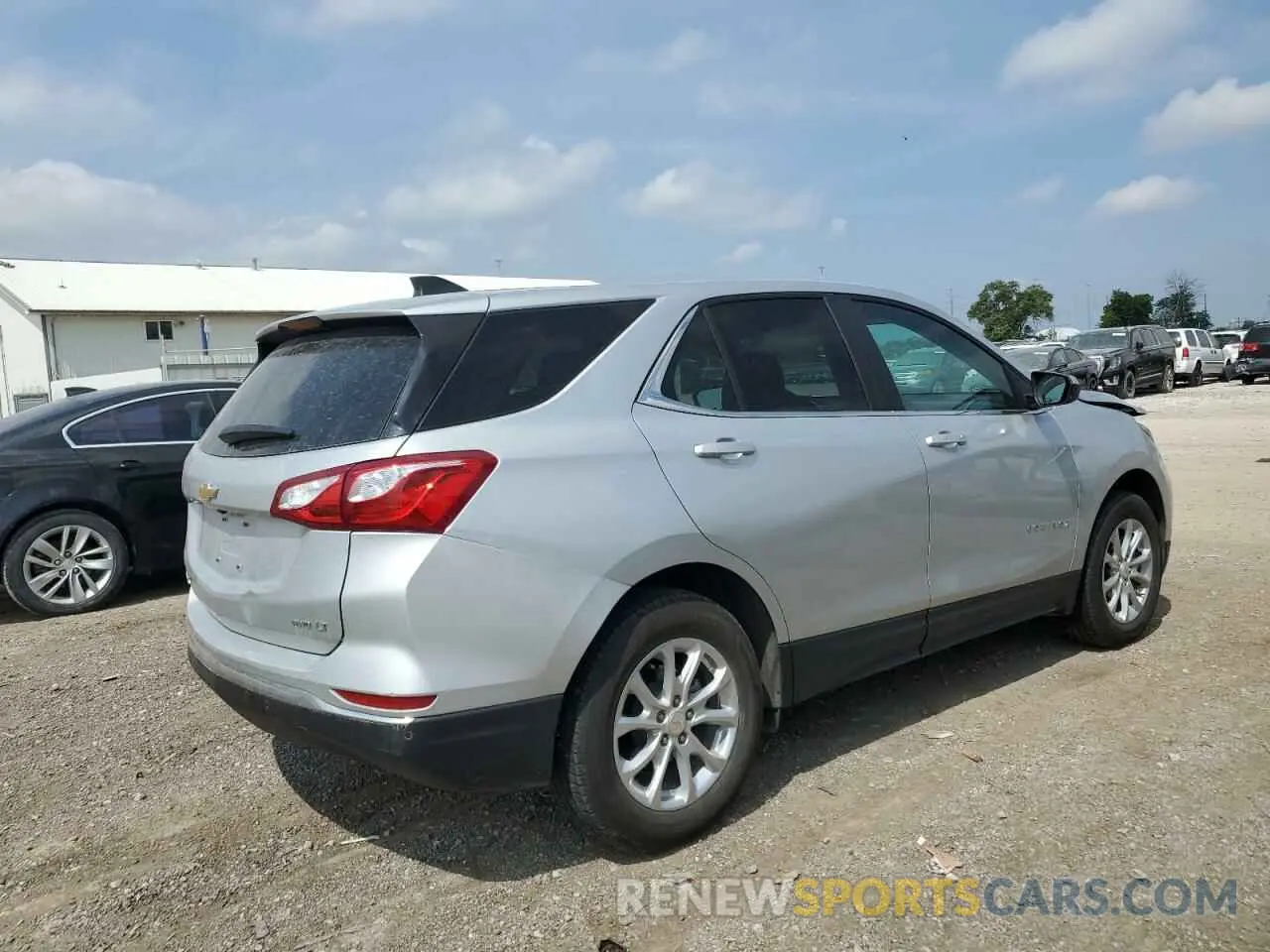 3 fotografías del automóvil dañado 3GNAXUEV7MS180580 CHEVROLET EQUINOX 2021