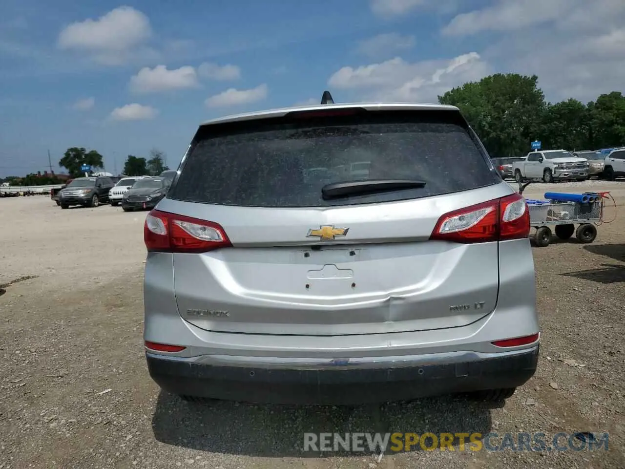 7 fotografías del automóvil dañado 3GNAXUEV7MS180580 CHEVROLET EQUINOX 2021