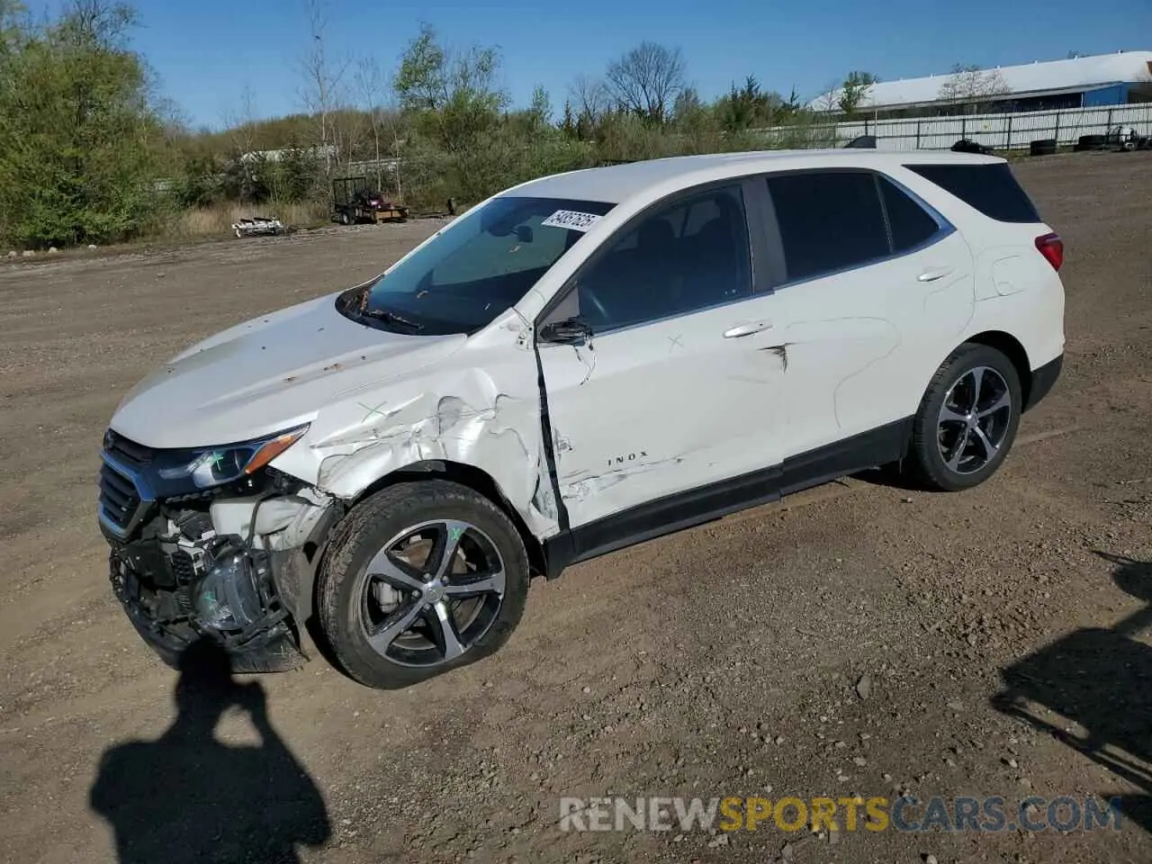 1 fotografías del automóvil dañado 3GNAXUEV8MS169393 CHEVROLET EQUINOX 2021