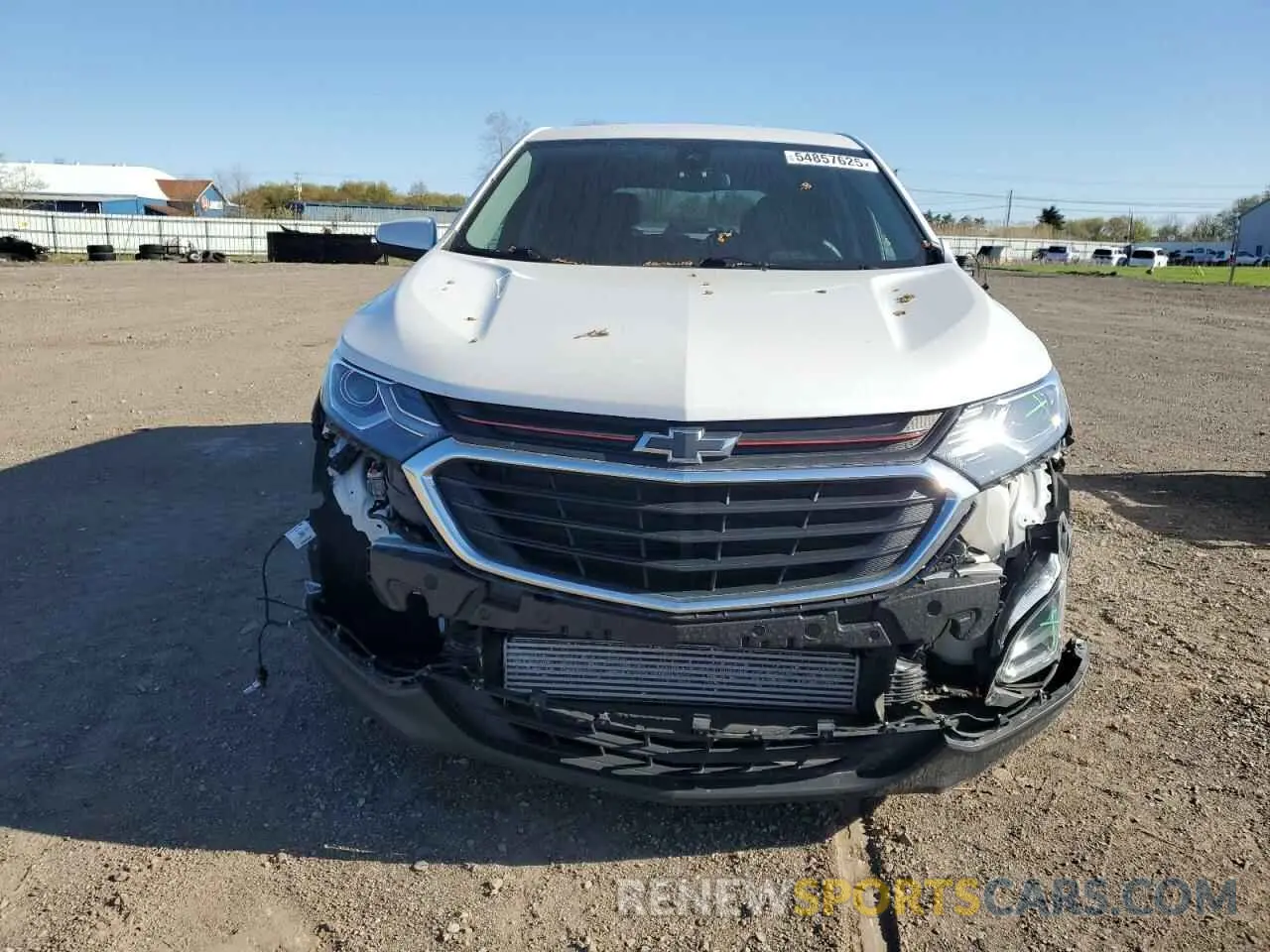 5 fotografías del automóvil dañado 3GNAXUEV8MS169393 CHEVROLET EQUINOX 2021