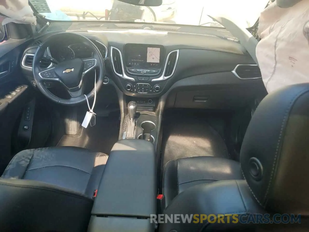 8 fotografías del automóvil dañado 3GNAXUEV9ML324401 CHEVROLET EQUINOX 2021