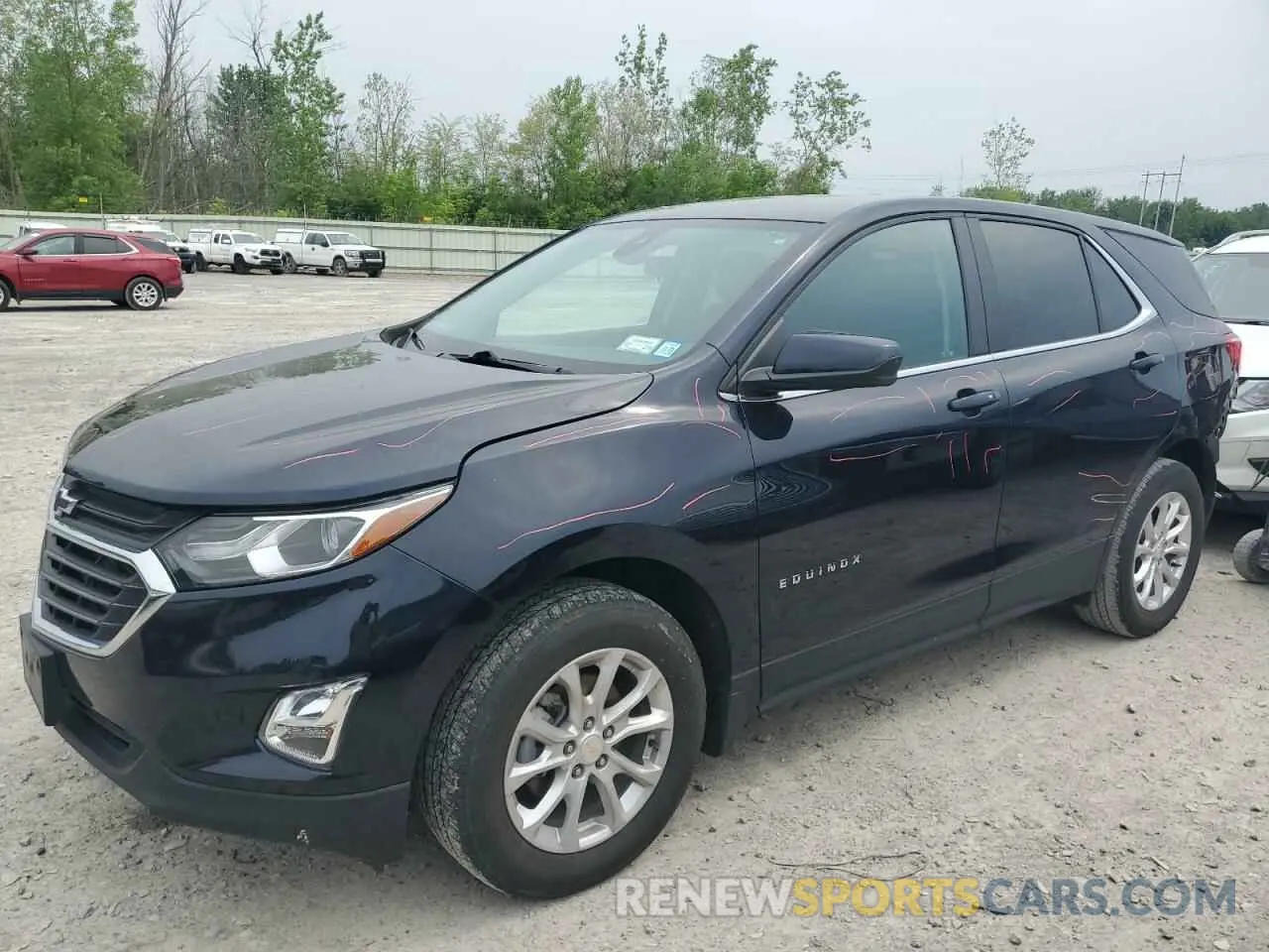 1 fotografías del automóvil dañado 3GNAXUEV9MS104388 CHEVROLET EQUINOX 2021