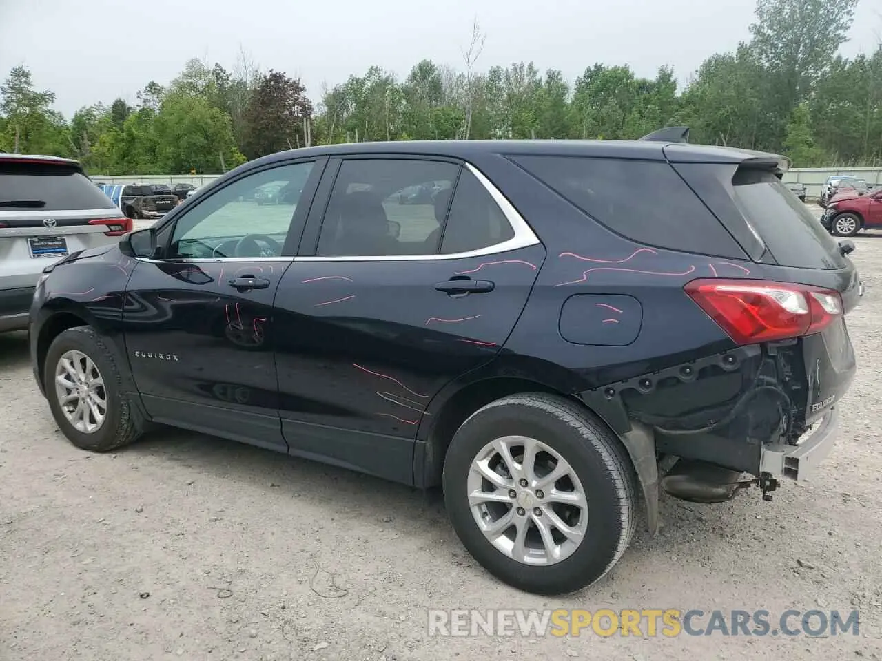 2 fotografías del automóvil dañado 3GNAXUEV9MS104388 CHEVROLET EQUINOX 2021