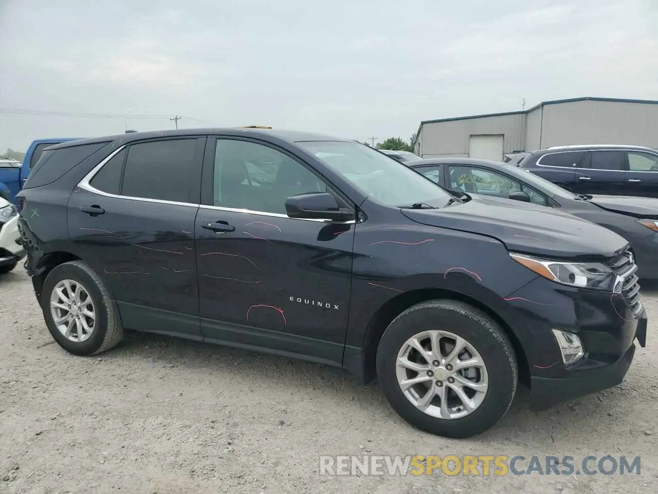 4 fotografías del automóvil dañado 3GNAXUEV9MS104388 CHEVROLET EQUINOX 2021