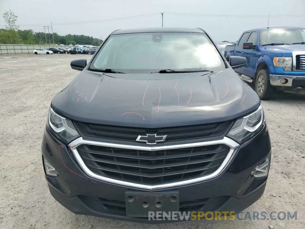 5 fotografías del automóvil dañado 3GNAXUEV9MS104388 CHEVROLET EQUINOX 2021